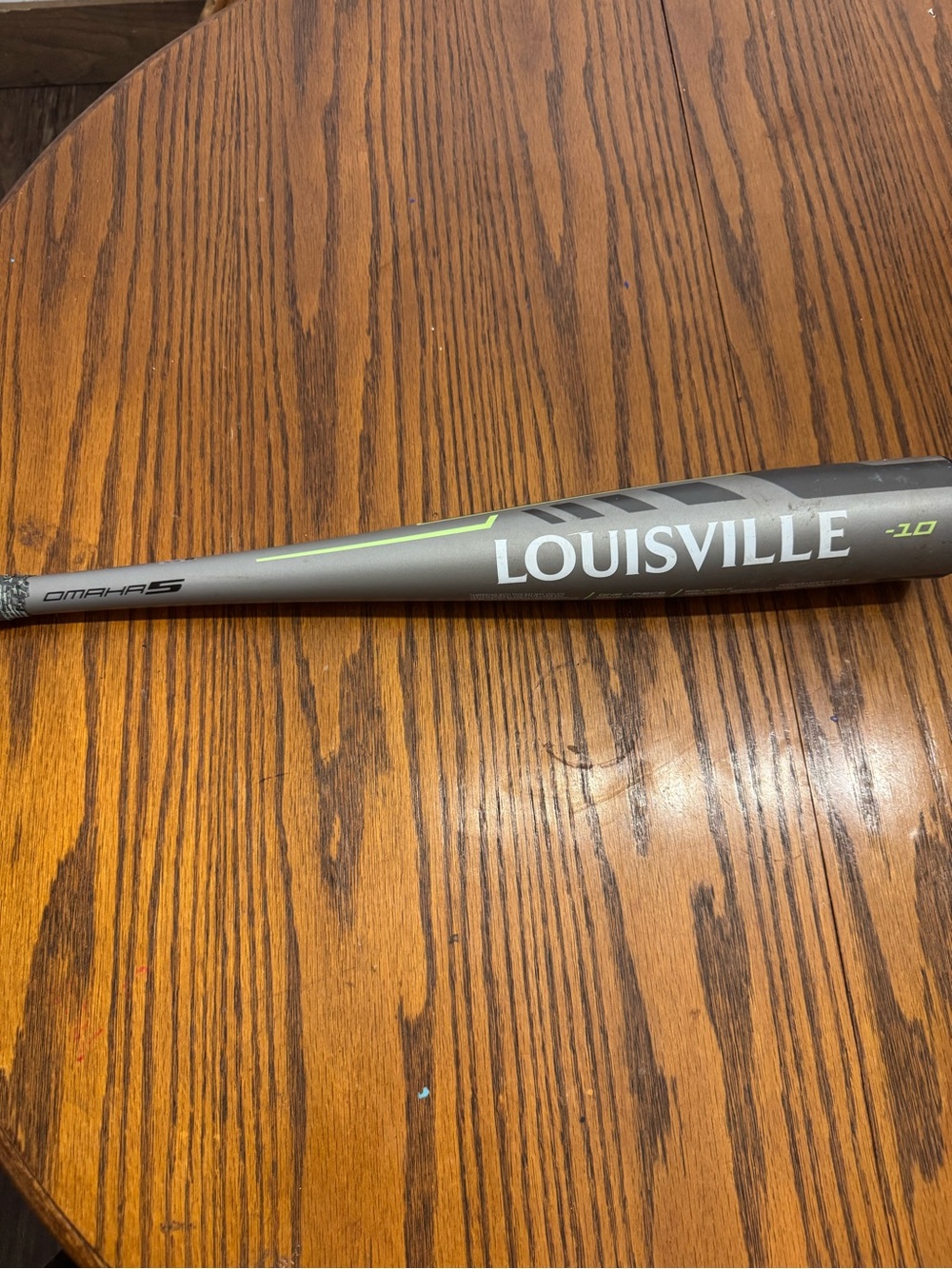 Louisville Slugger Omaha Baseball Bat 30" 17oz (-10) Grey Youth UB05B10-20